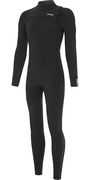 2025 Nyord Hombres Tempus 3/2mm Chest Zip Neopreno N04BA00017 - Black